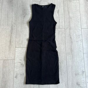 Stretch Woven MIDI Dress